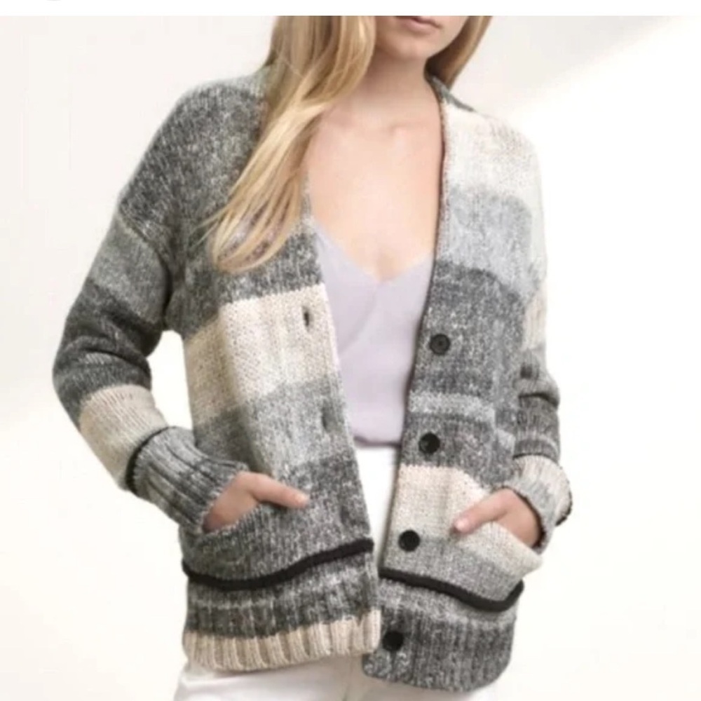 WILFRED FREE Hosk chunky cable knit cardigan sweater XS